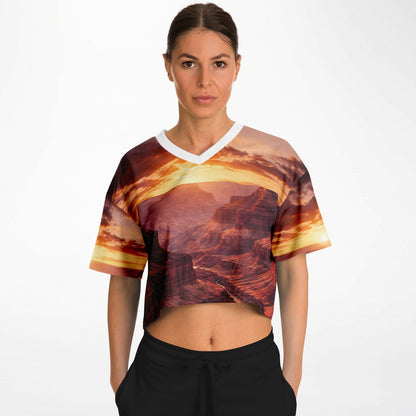 Iron Sunset - Athletic Crop Top