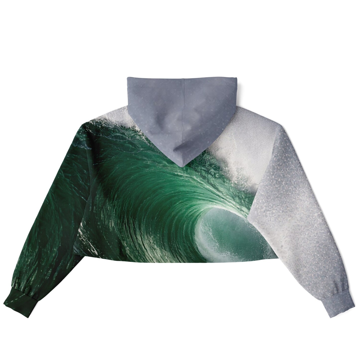 Wave Filter - Crop Hoodie
