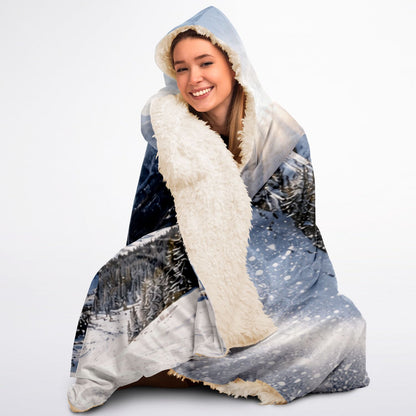 Silent freedom - Hooded Blanket