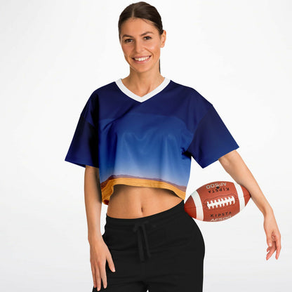 Deep Sky - Athletic Crop Top