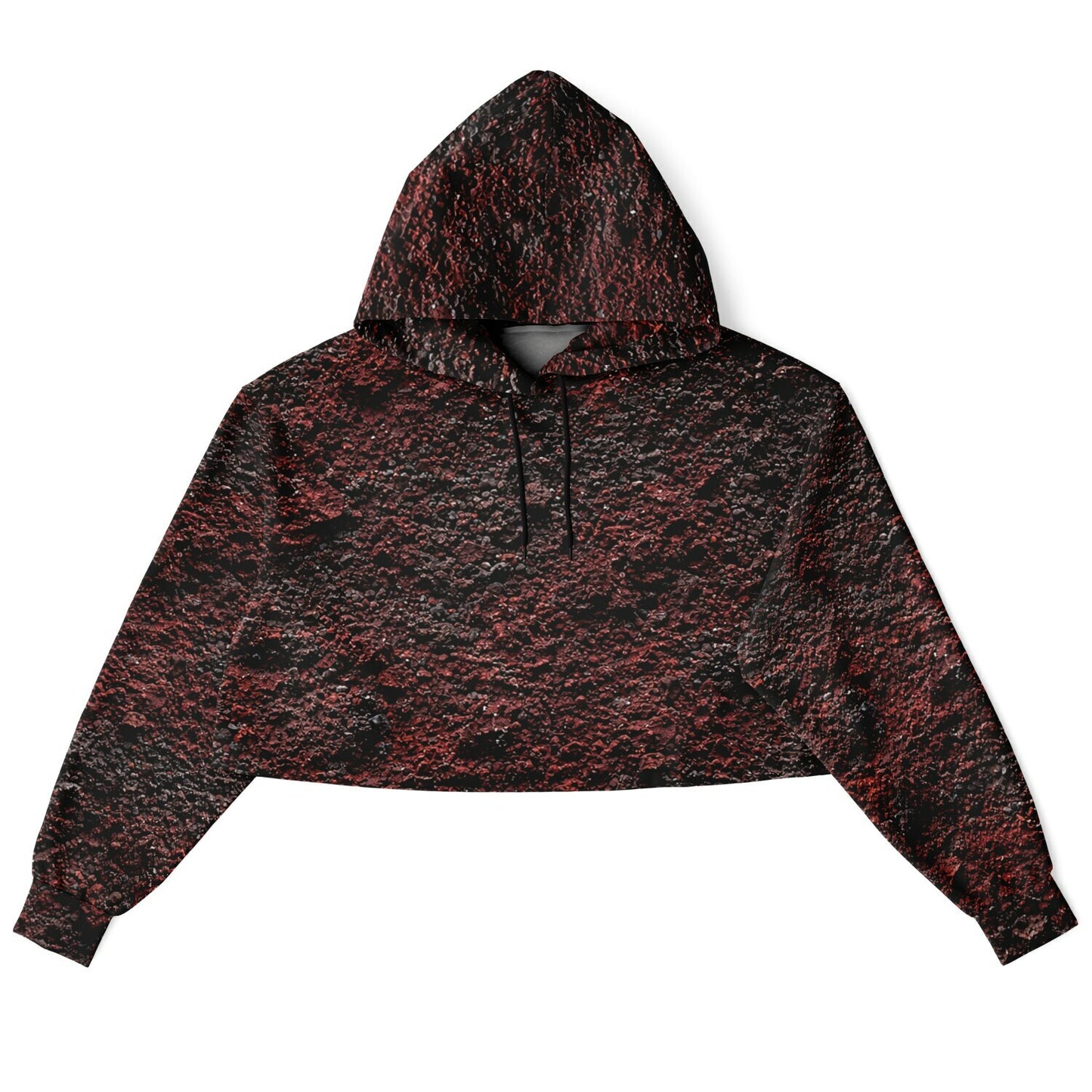 Volcanic Cinder - Crop Hoodie