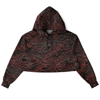 Volcanic Cinder - Crop Hoodie