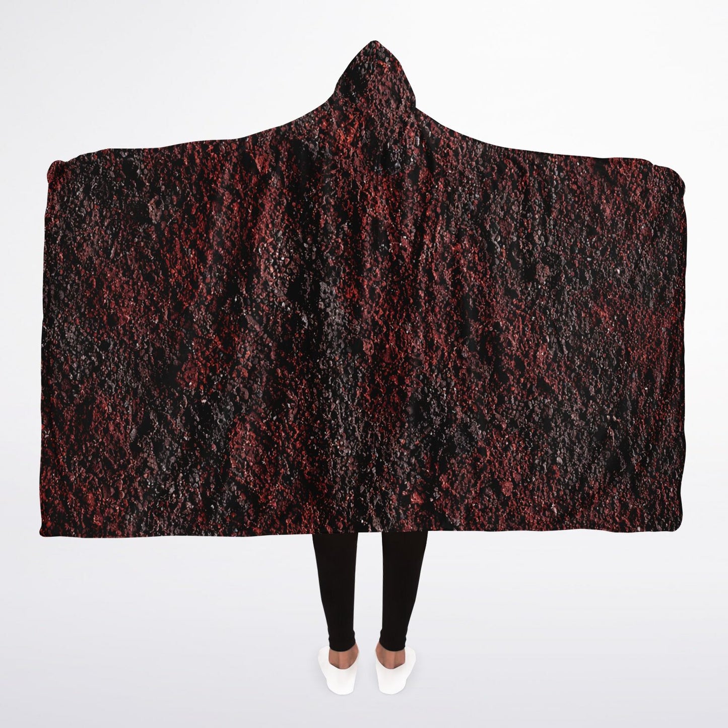 Volcanic Cinder - Hooded Blanket