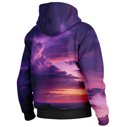 Opposite Sunset - Button Hoodie
