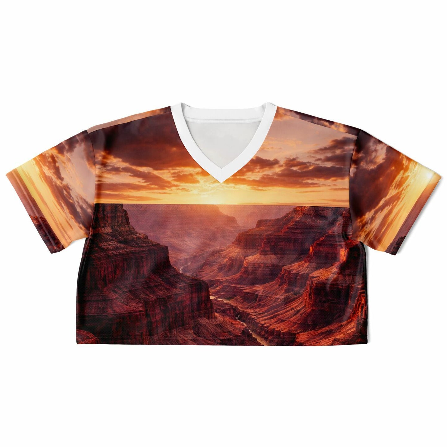Iron Sunset - Athletic Crop Top
