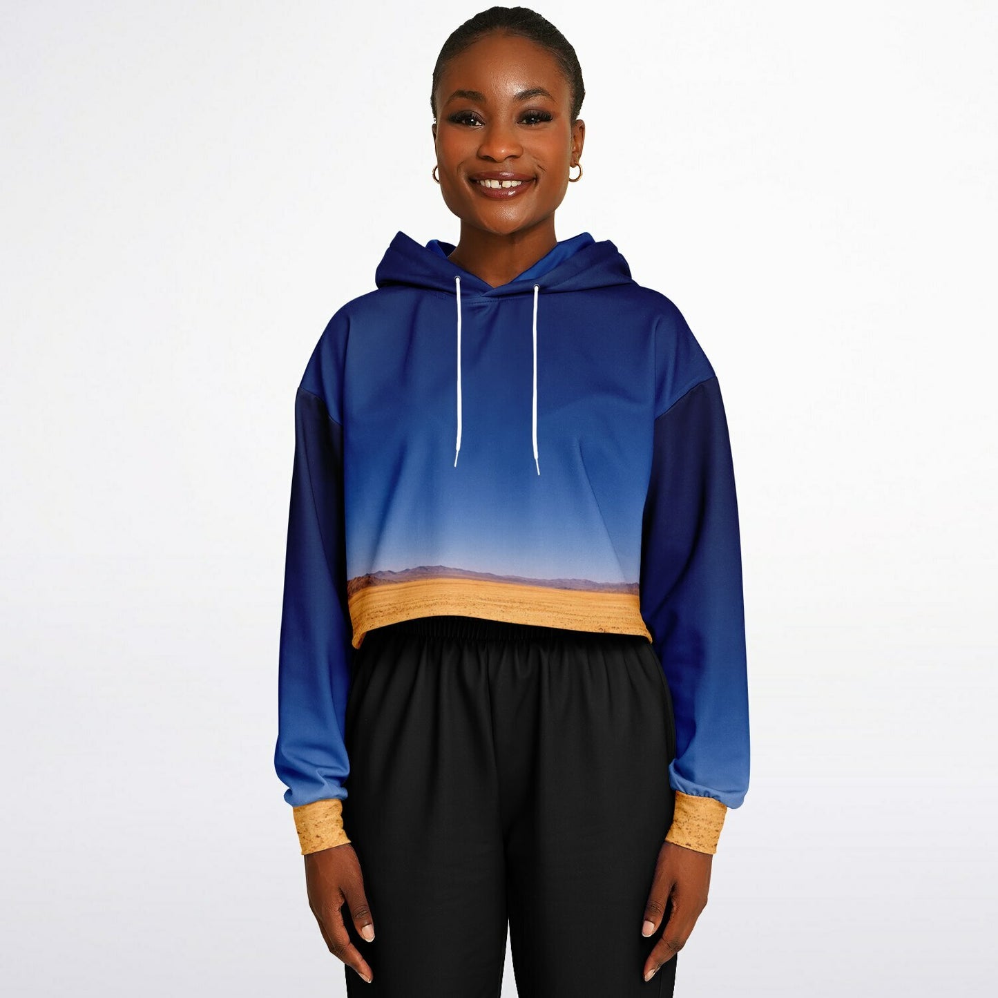 Deep Sky - Crop Hoodie
