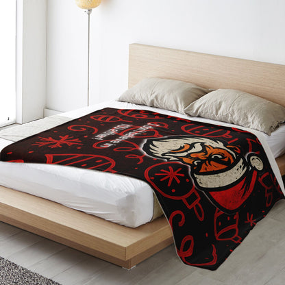 Skeptical Santa - Premium Decoration Blanket