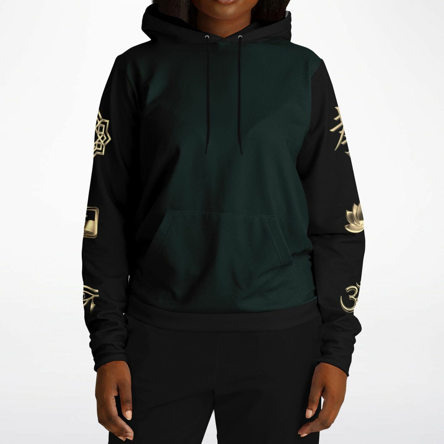 Ancient Wisdom - Athletic Hoodie (teal)