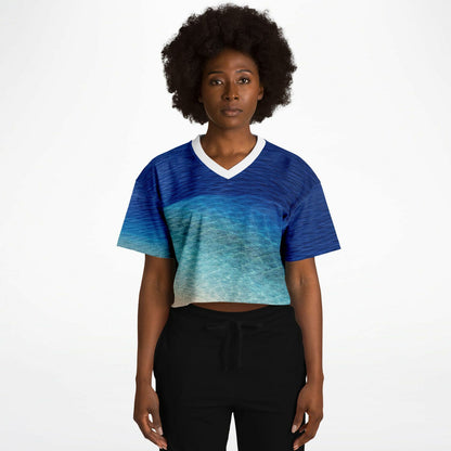 Coastal Shelf - Athletic Crop Top
