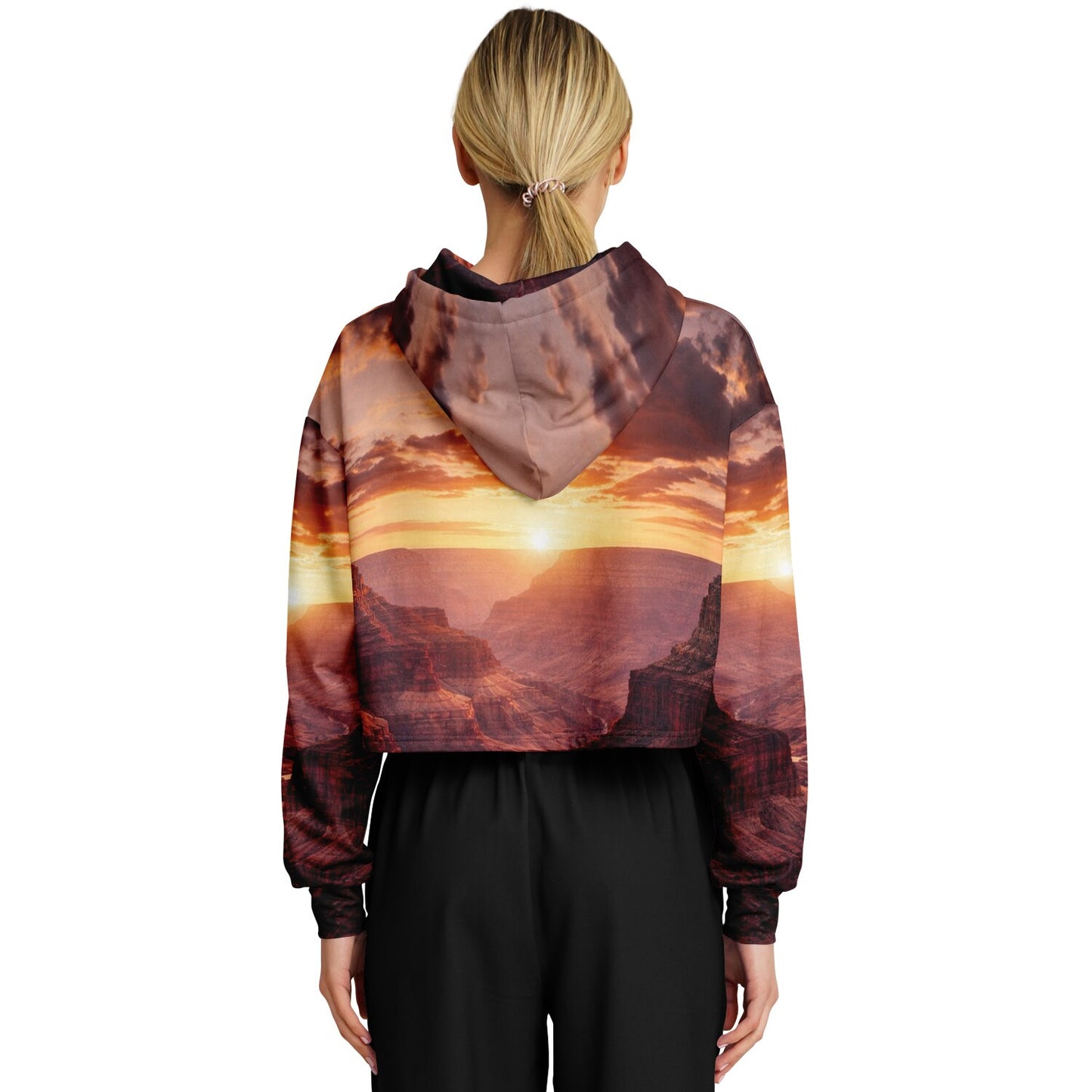 Iron Sunset - Crop Hoodie