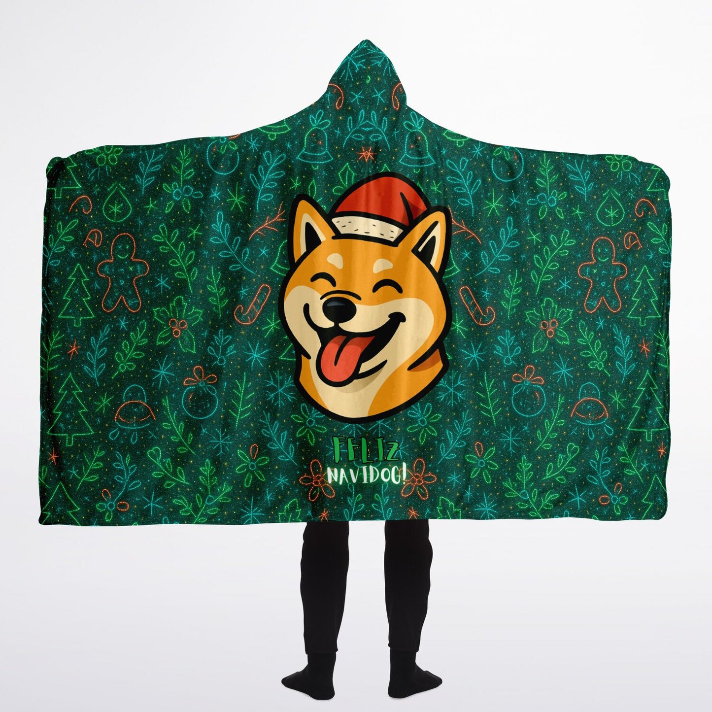 Feliz Navidog - Hooded Blanket