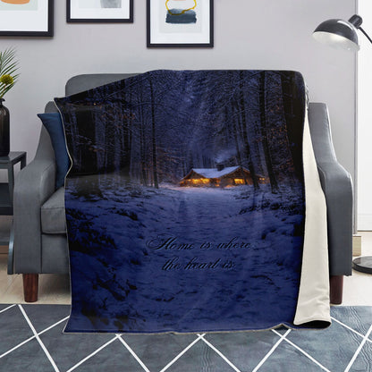 Home is where the heart is - Premium Decoration Blanket