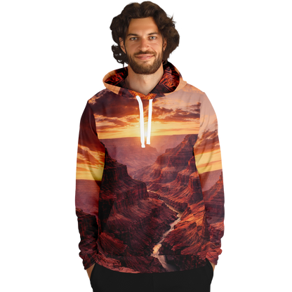 Iron Sunset - Athletic Hoodie