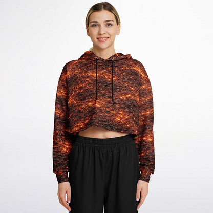 Ancient Sunlight - Crop Hoodie