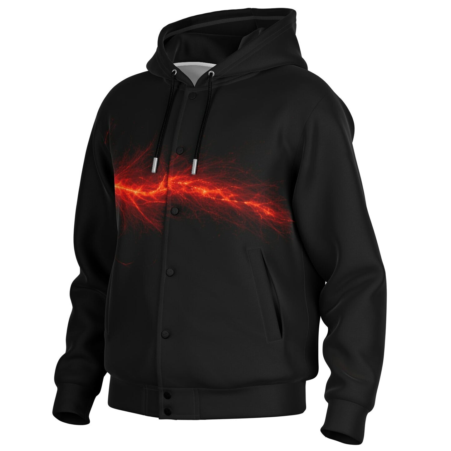 Plasma Flare - Button Hoodie