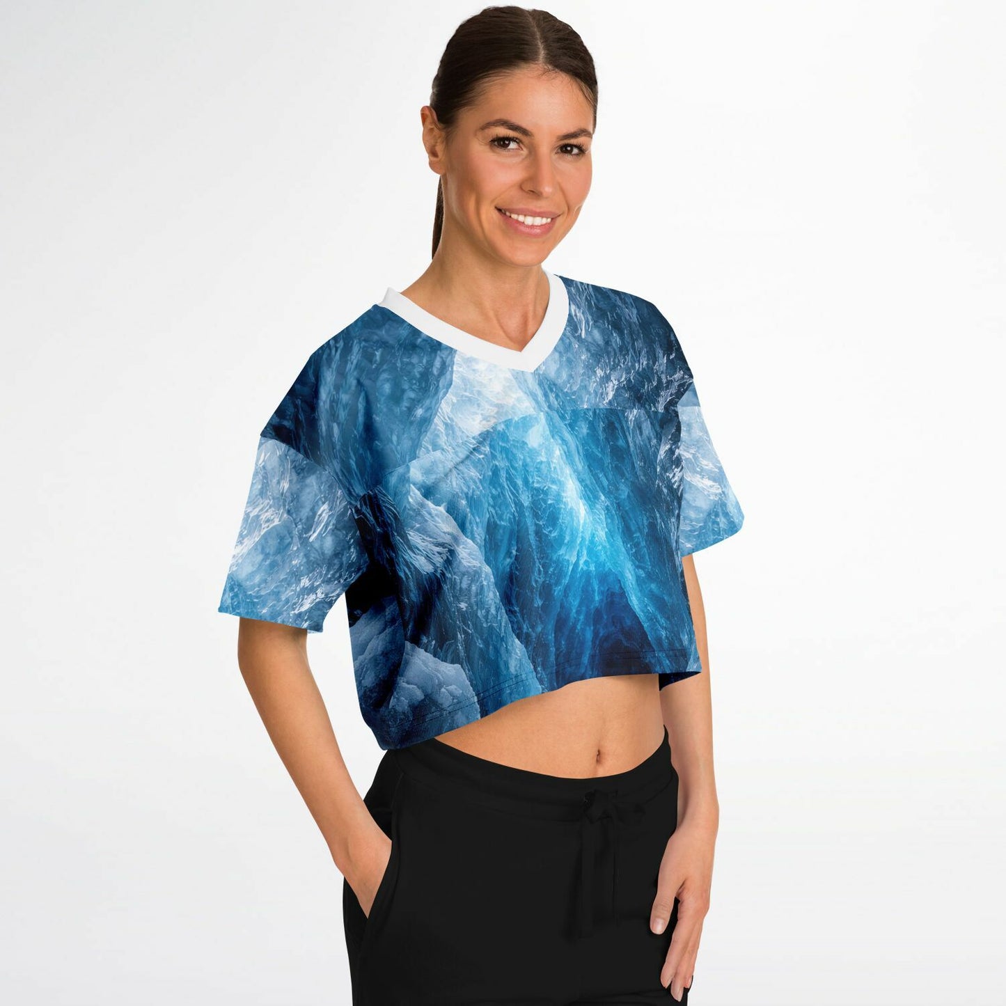 Glacial Core - Athletic Crop Top