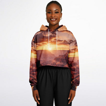 Iron Sunset - Crop Hoodie