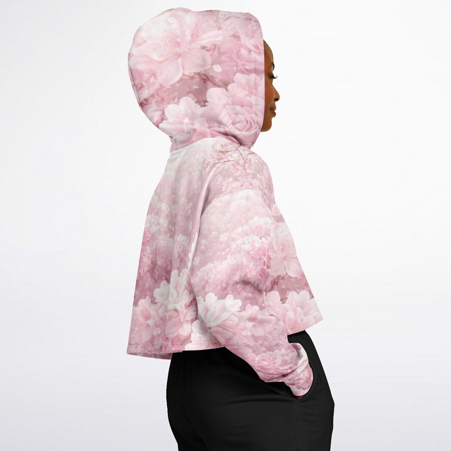 Flower Garden - Crop Hoodie