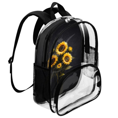 Sunflower - Clear Backpack