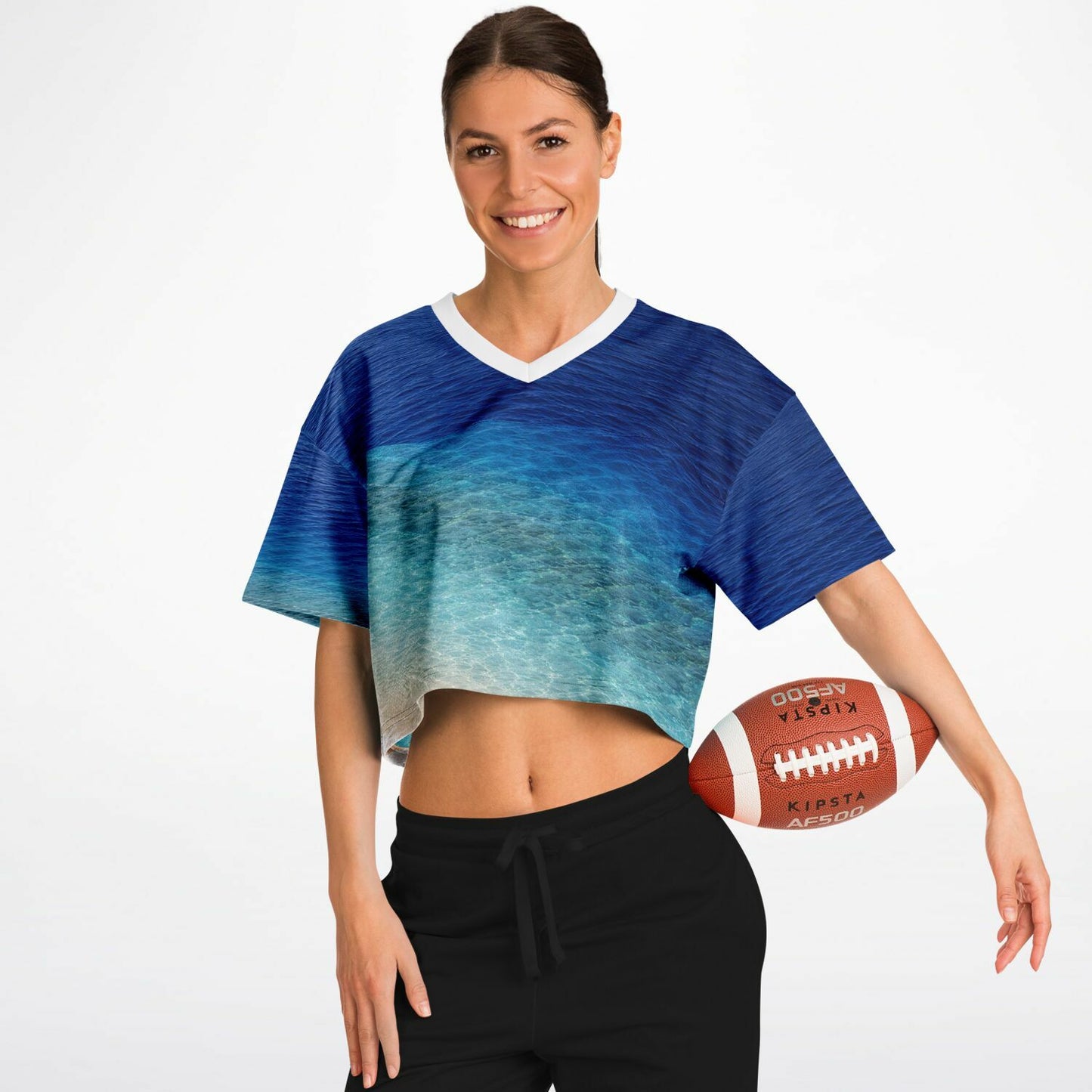 Coastal Shelf - Athletic Crop Top