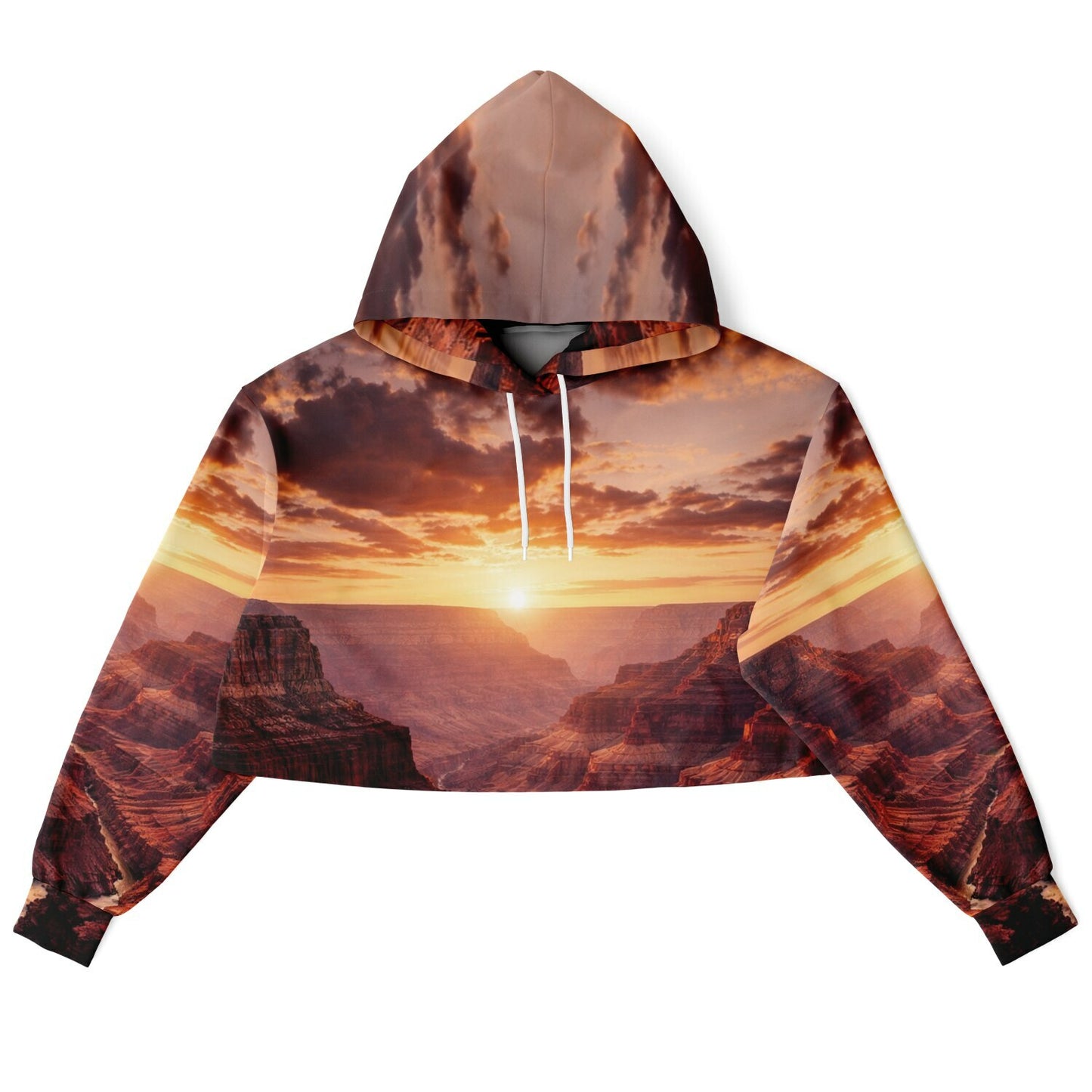Iron Sunset - Crop Hoodie