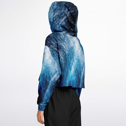 Glacial Core - Crop Hoodie