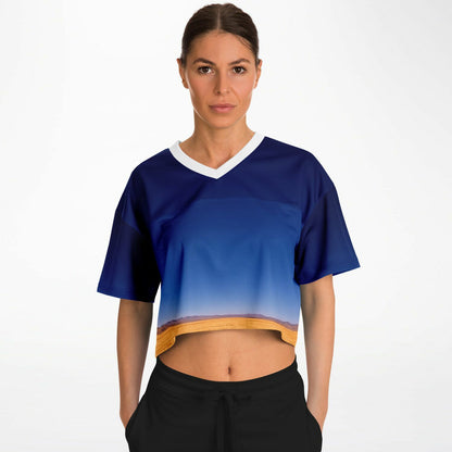 Deep Sky - Athletic Crop Top