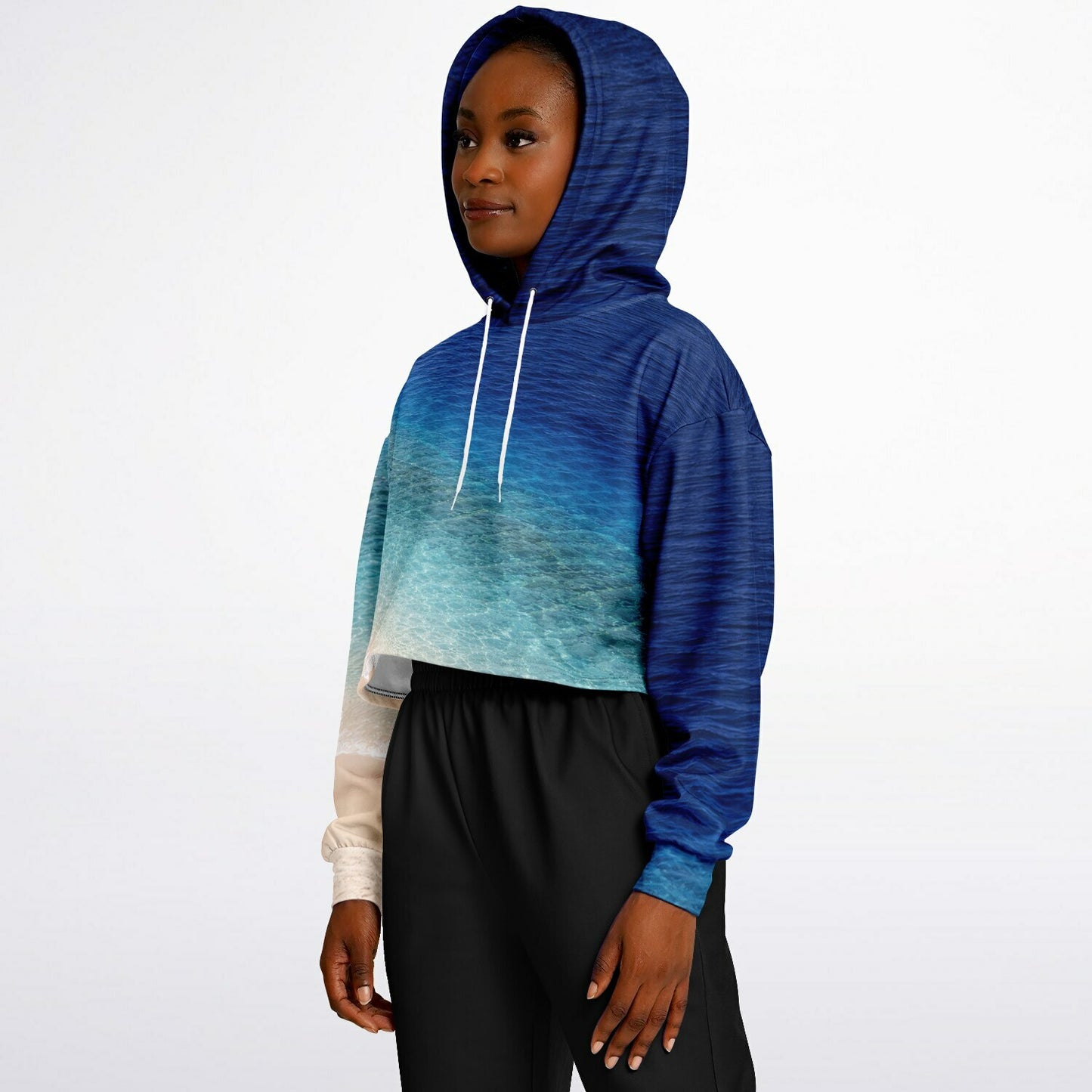Coastal Shelf - Crop Hoodie