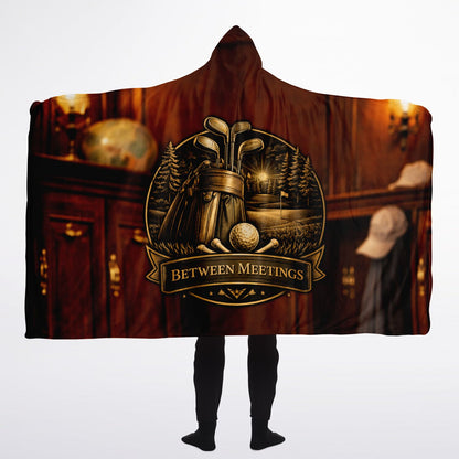 Between meetings - Hooded Blanket