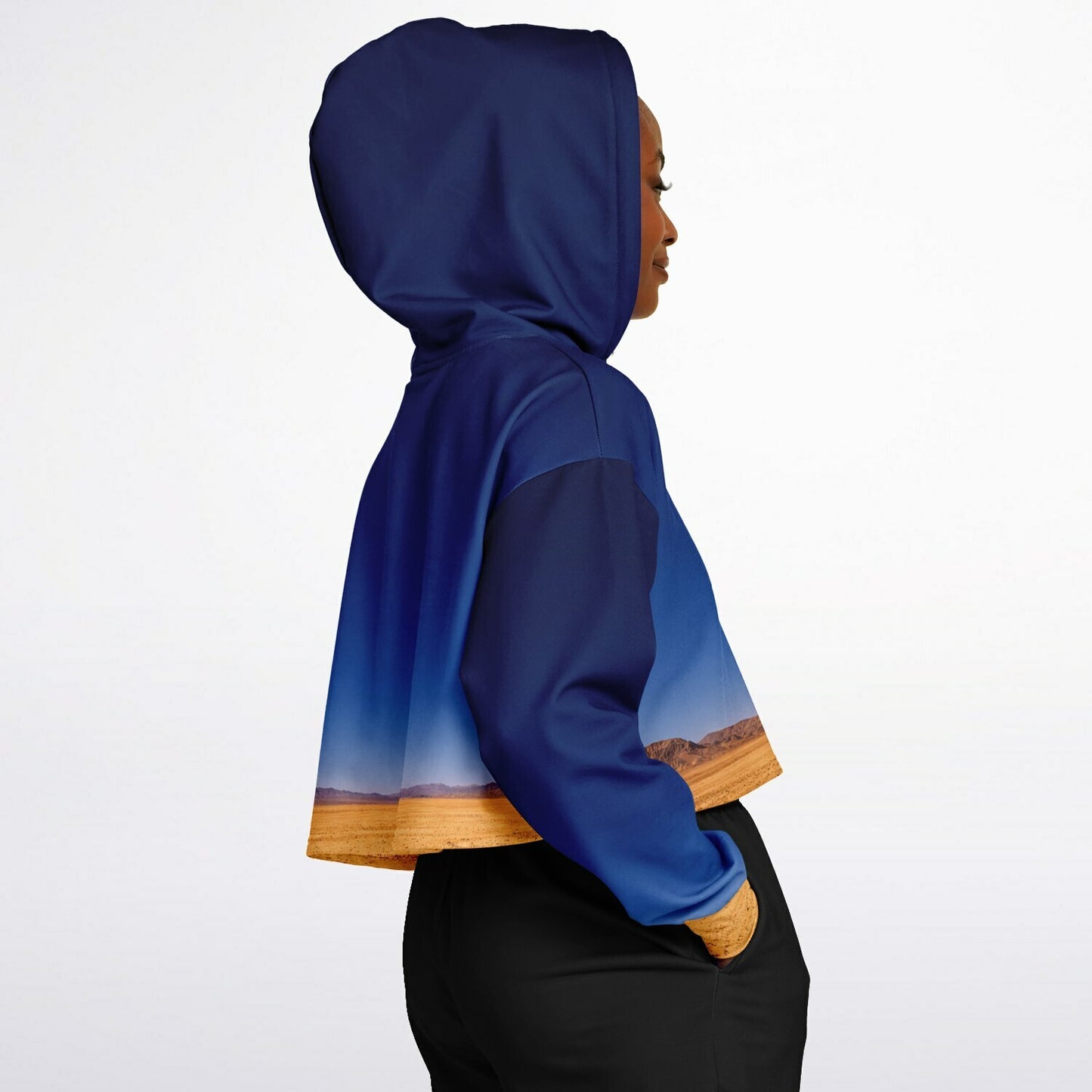 Deep Sky - Crop Hoodie