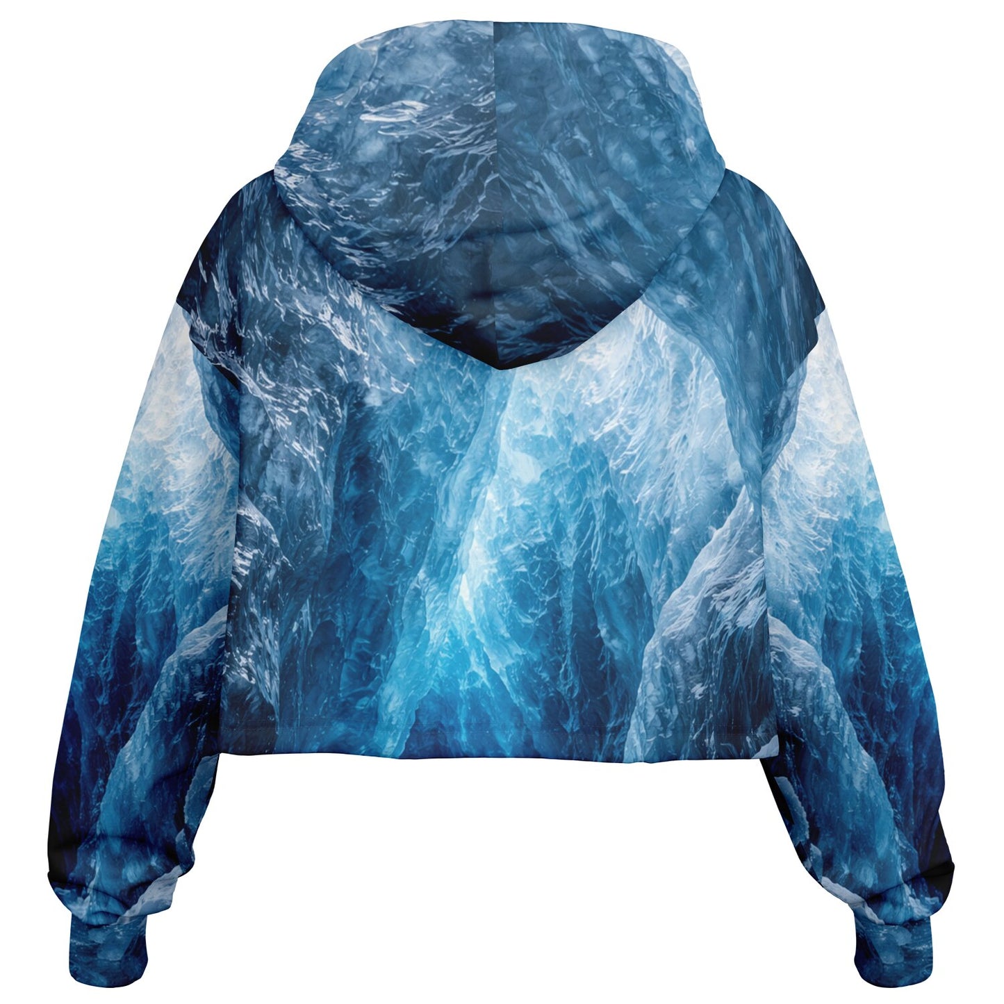 Glacial Core - Crop Hoodie