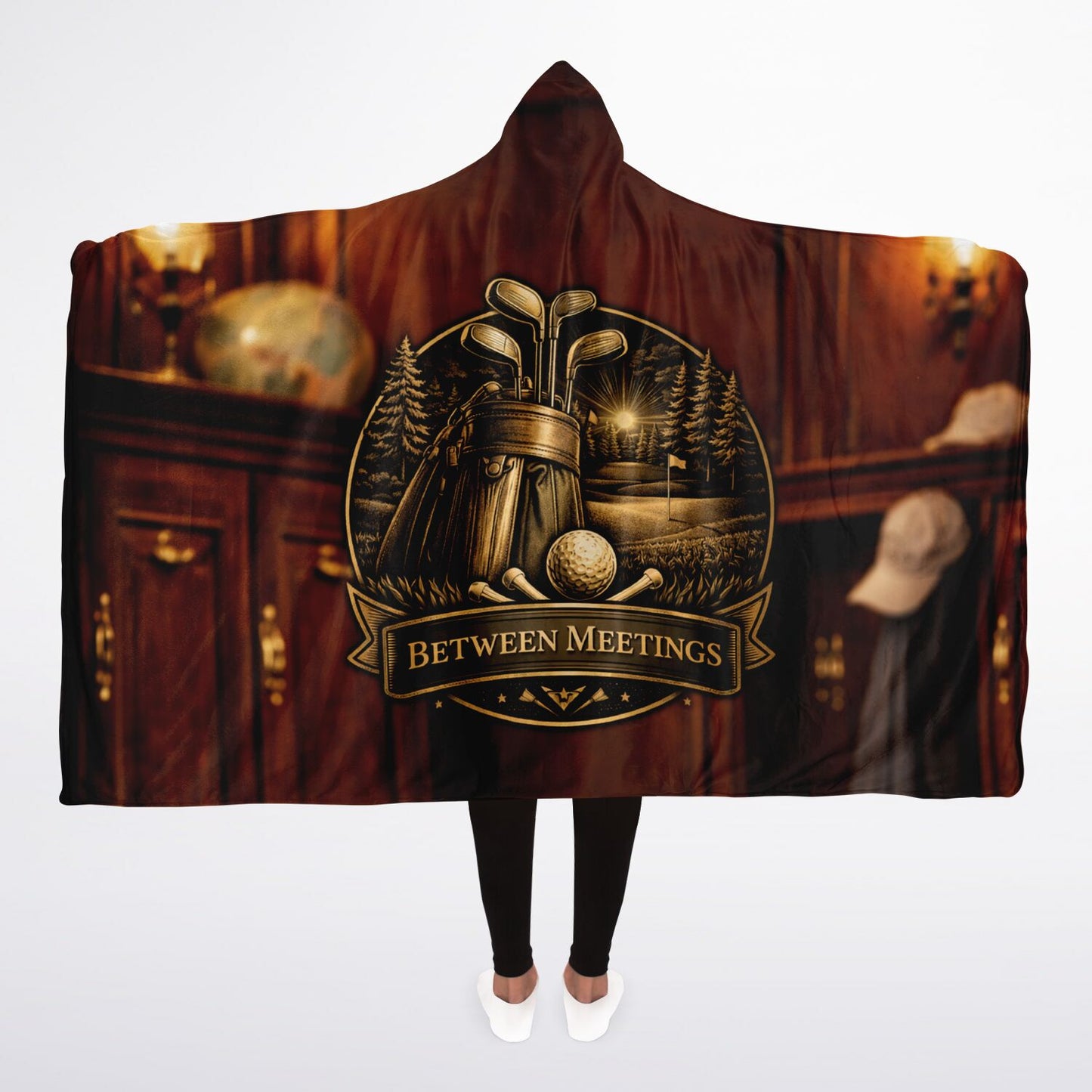 Between meetings - Hooded Blanket
