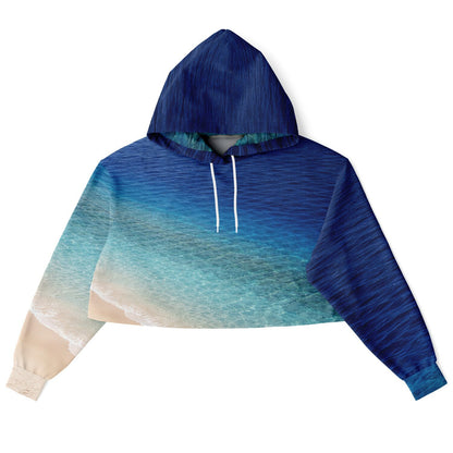 Coastal Shelf - Crop Hoodie
