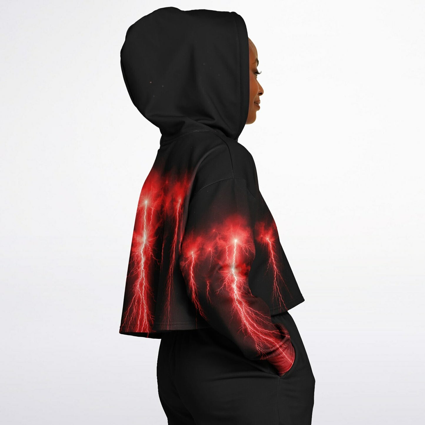 Lightning Sprites - Crop Hoodie