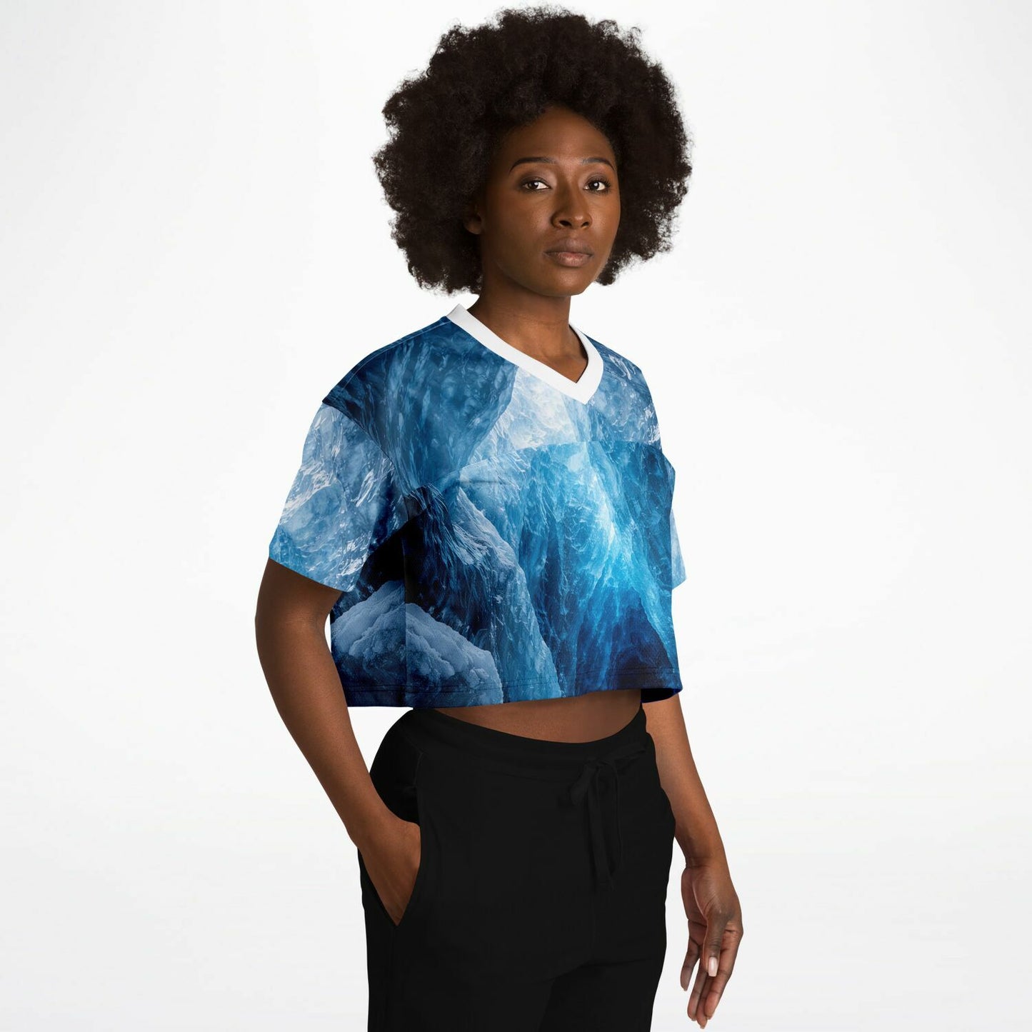 Glacial Core - Athletic Crop Top