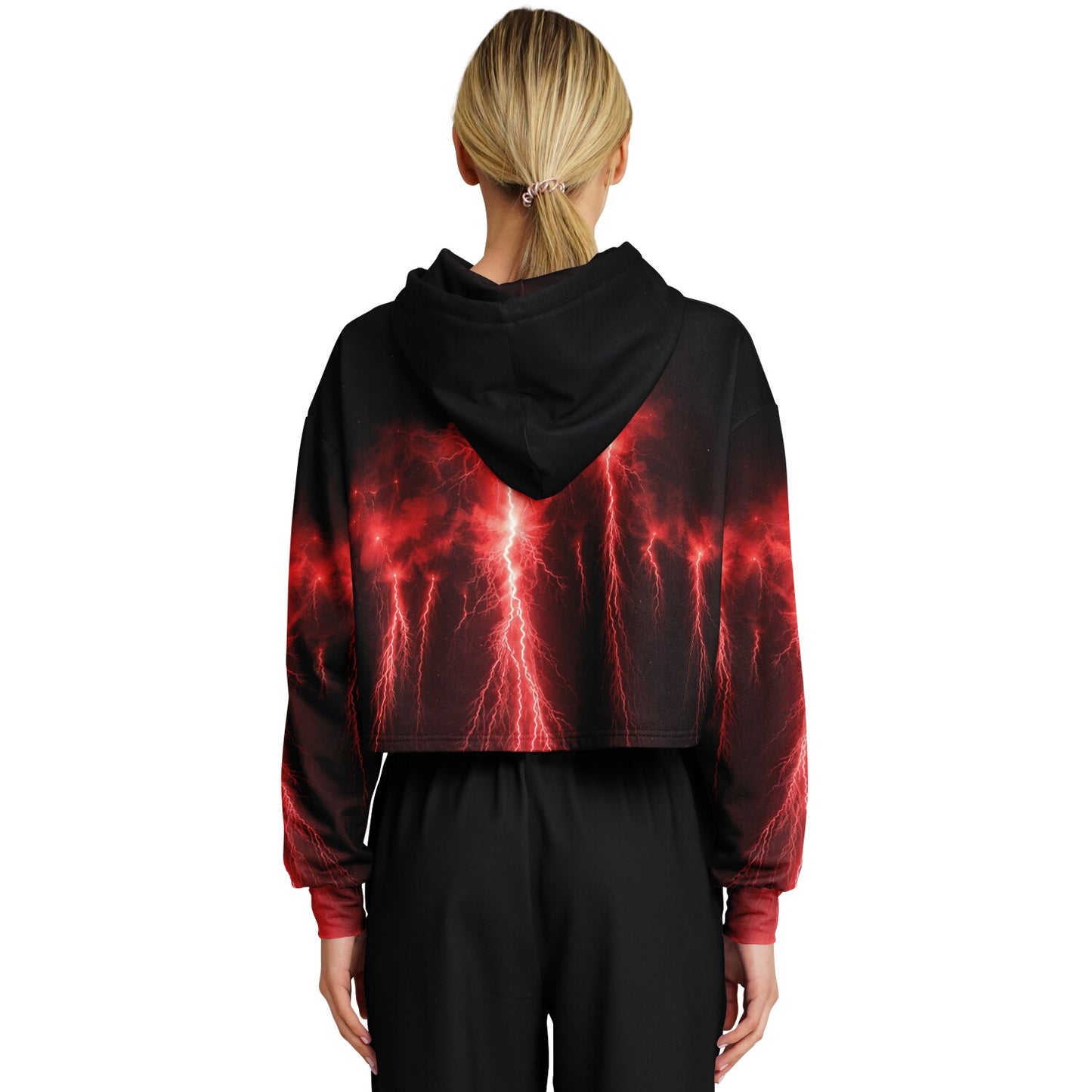 Lightning Sprites - Crop Hoodie