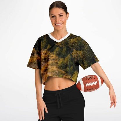 Dune Forest - Athletic Crop Top