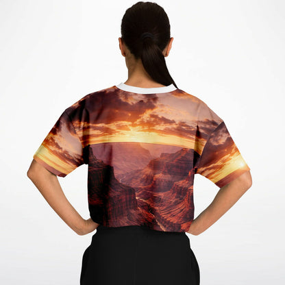 Iron Sunset - Athletic Crop Top