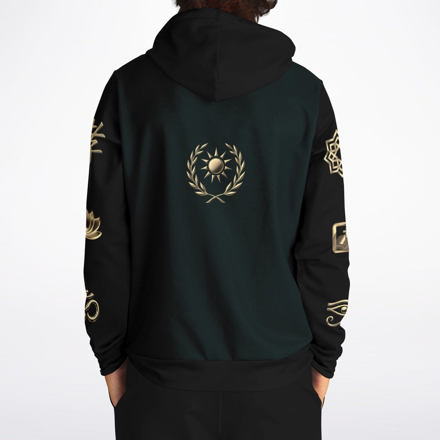 Ancient Wisdom - Athletic Hoodie (teal)