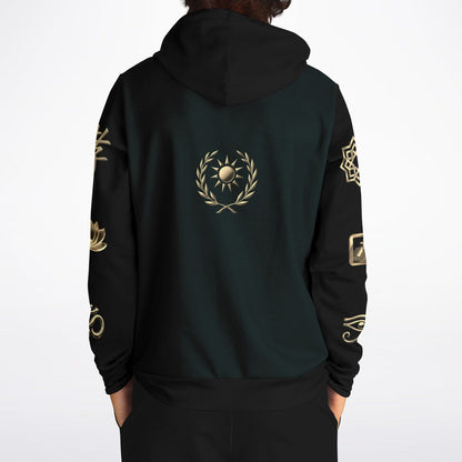 Ancient Wisdom - Athletic Hoodie (teal)