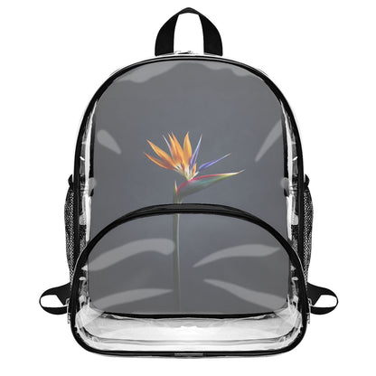 Bird of Paradise - Clear Backpack