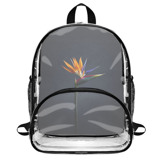 Bird of Paradise - Clear Backpack