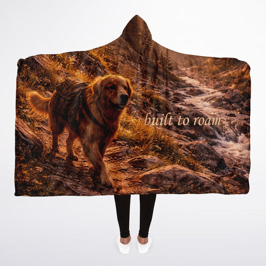 Built to roam - Hooded Blanket