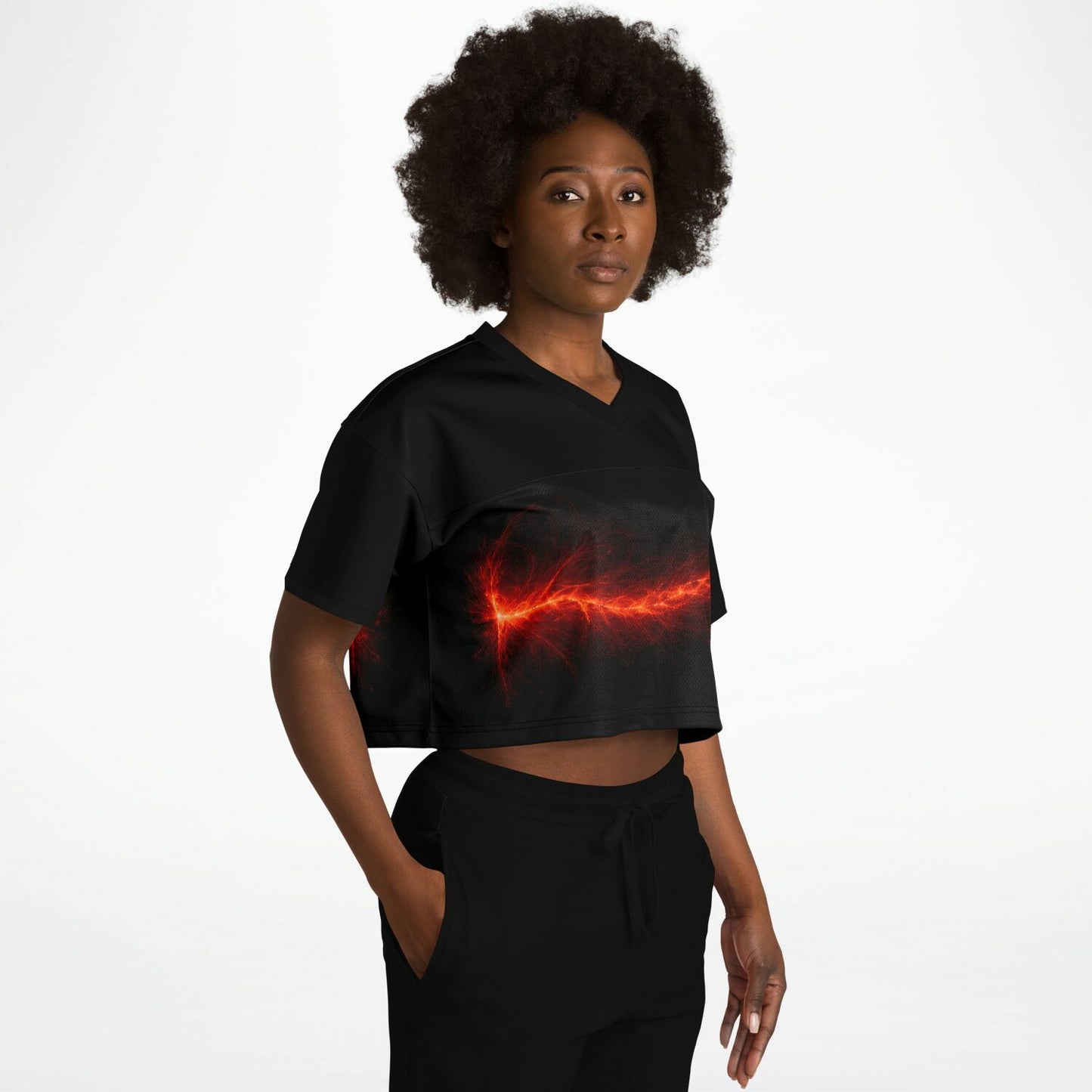 Plasma Flare - Athletic Crop Top