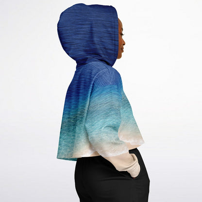 Coastal Shelf - Crop Hoodie