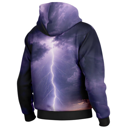 Electric Sky - Button Hoodie