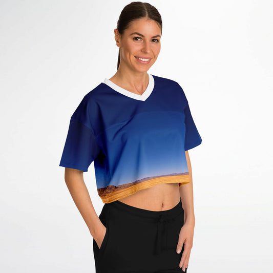 Deep Sky - Athletic Crop Top