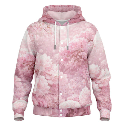 Flower Garden - Button Hoodie