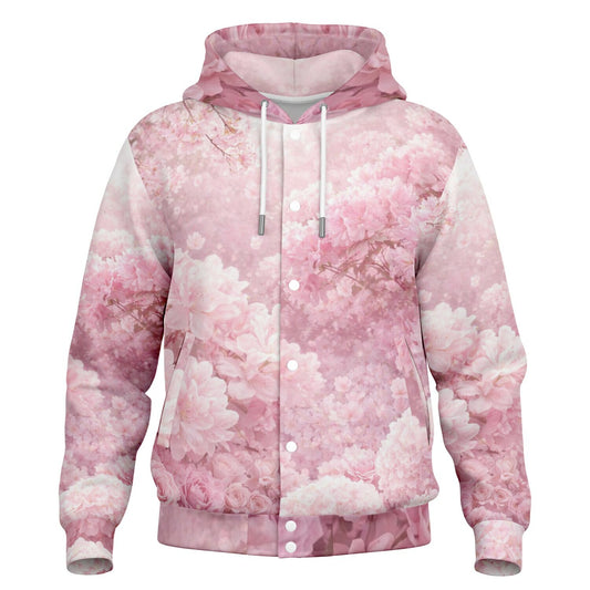 Flower Garden - Button Hoodie