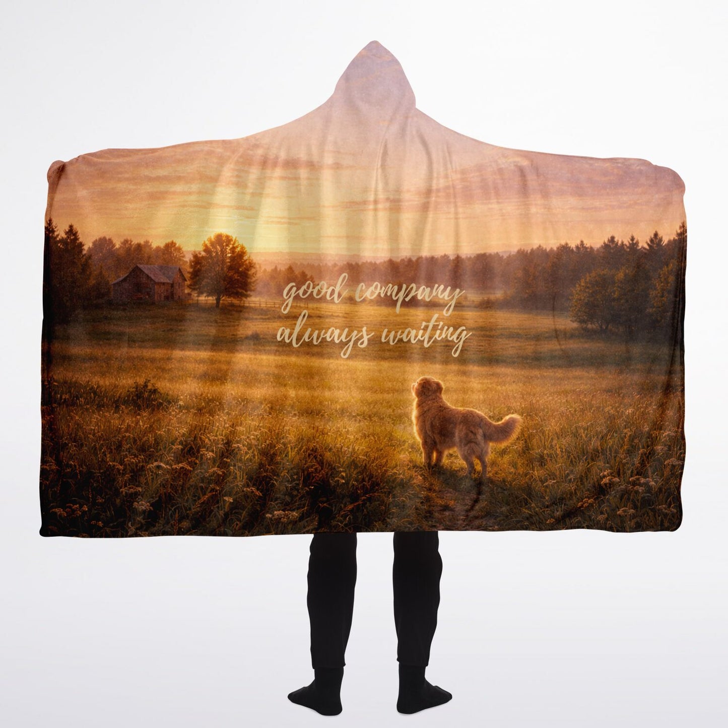 Good company - Hooded Blanket
